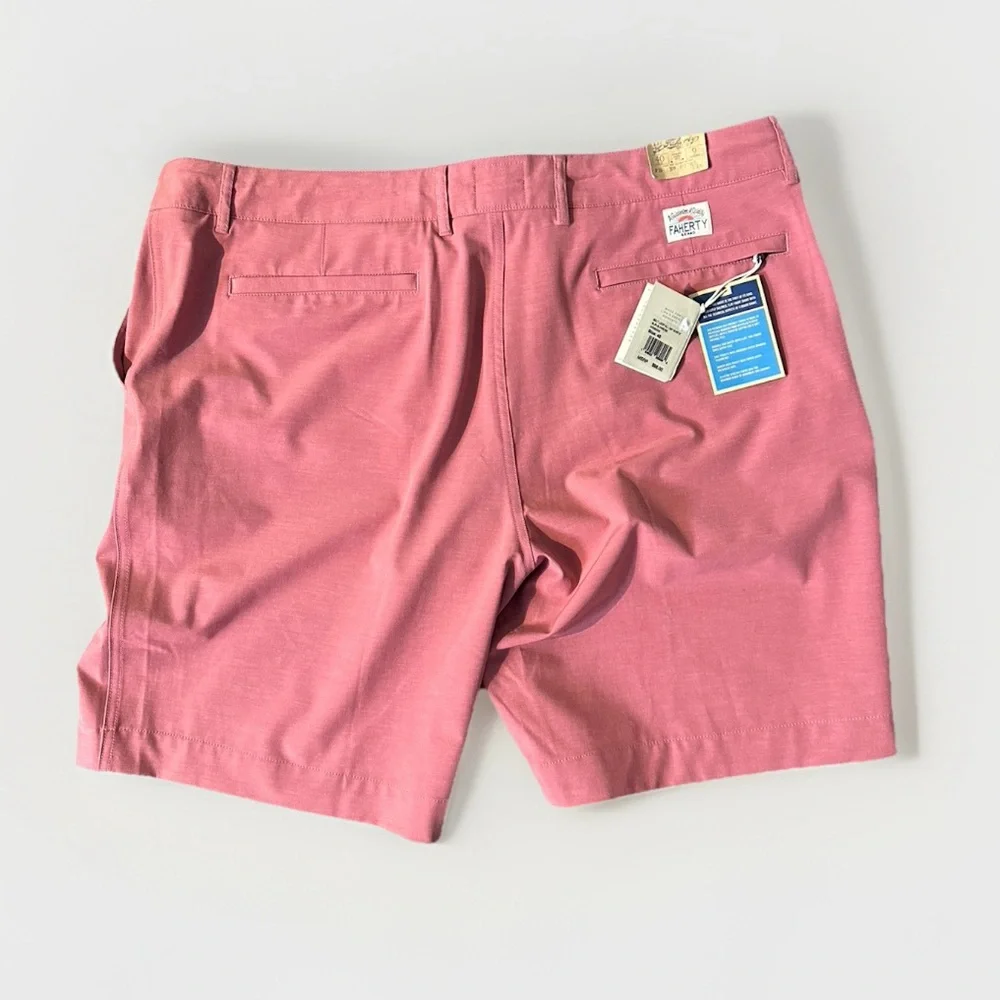 Faherty Belt Loop All Day 9” Shorts Faded‎ Flag Red Men’s Size 40* NWT
